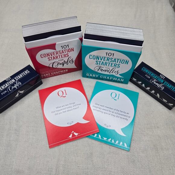 Gary Chapman Conversation Starters (2 Sets) For Couples & For Families - Picture 6 of 7
